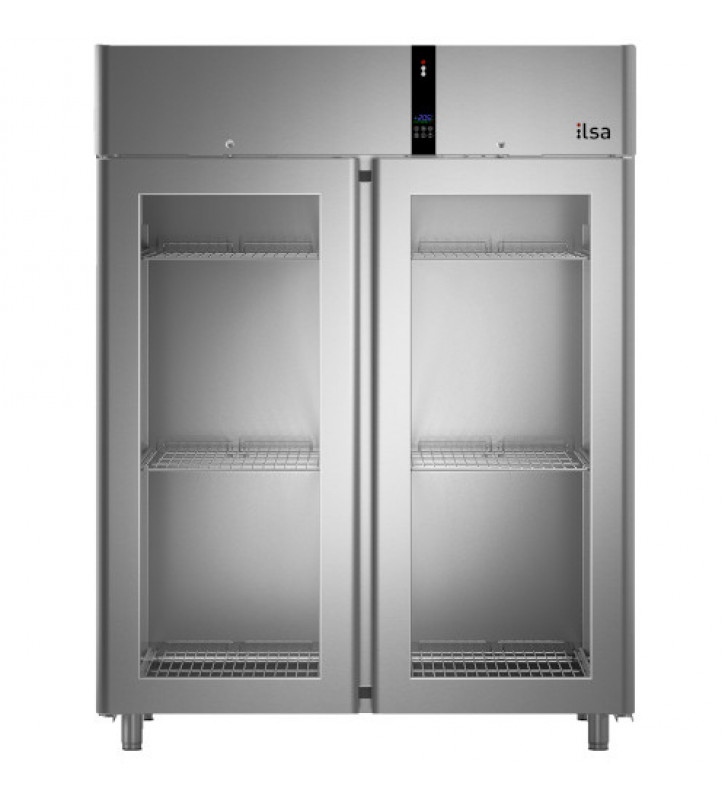Armoire combinée réfrigération / congélation Profi 1400 GN 2/1 - avec 2 portes (côté gauche réfrigération positive, côté droit congélation)